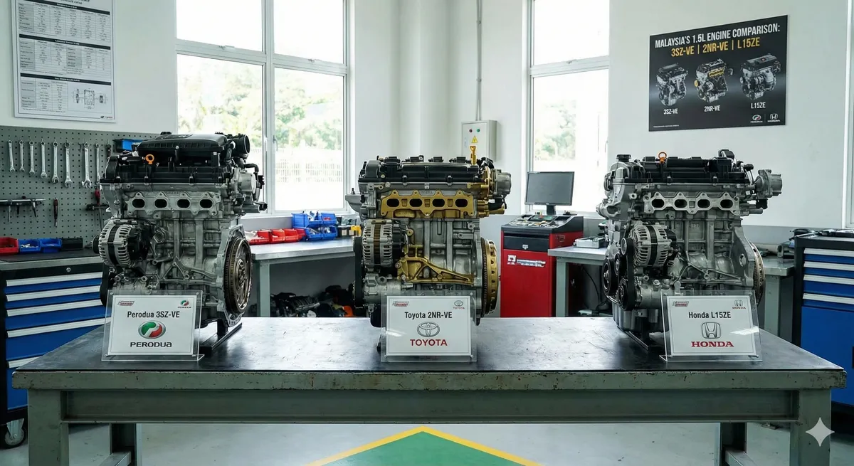 Best 1.5L engine in Malaysia: 3SZ-VE vs 2NR-VE vs L15ZE