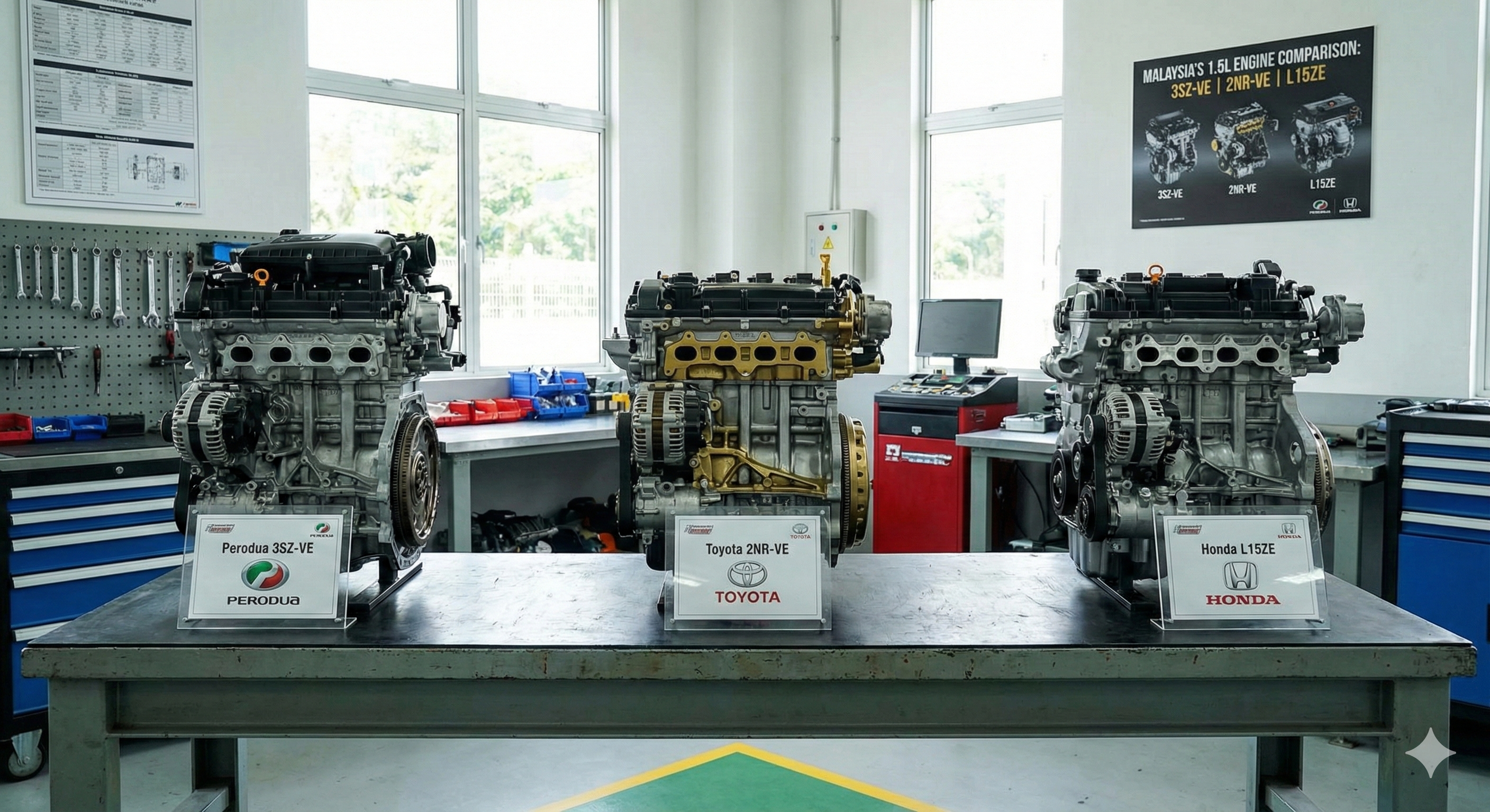 Best 1.5L engine in Malaysia: 3SZ-VE vs 2NR-VE vs L15ZE